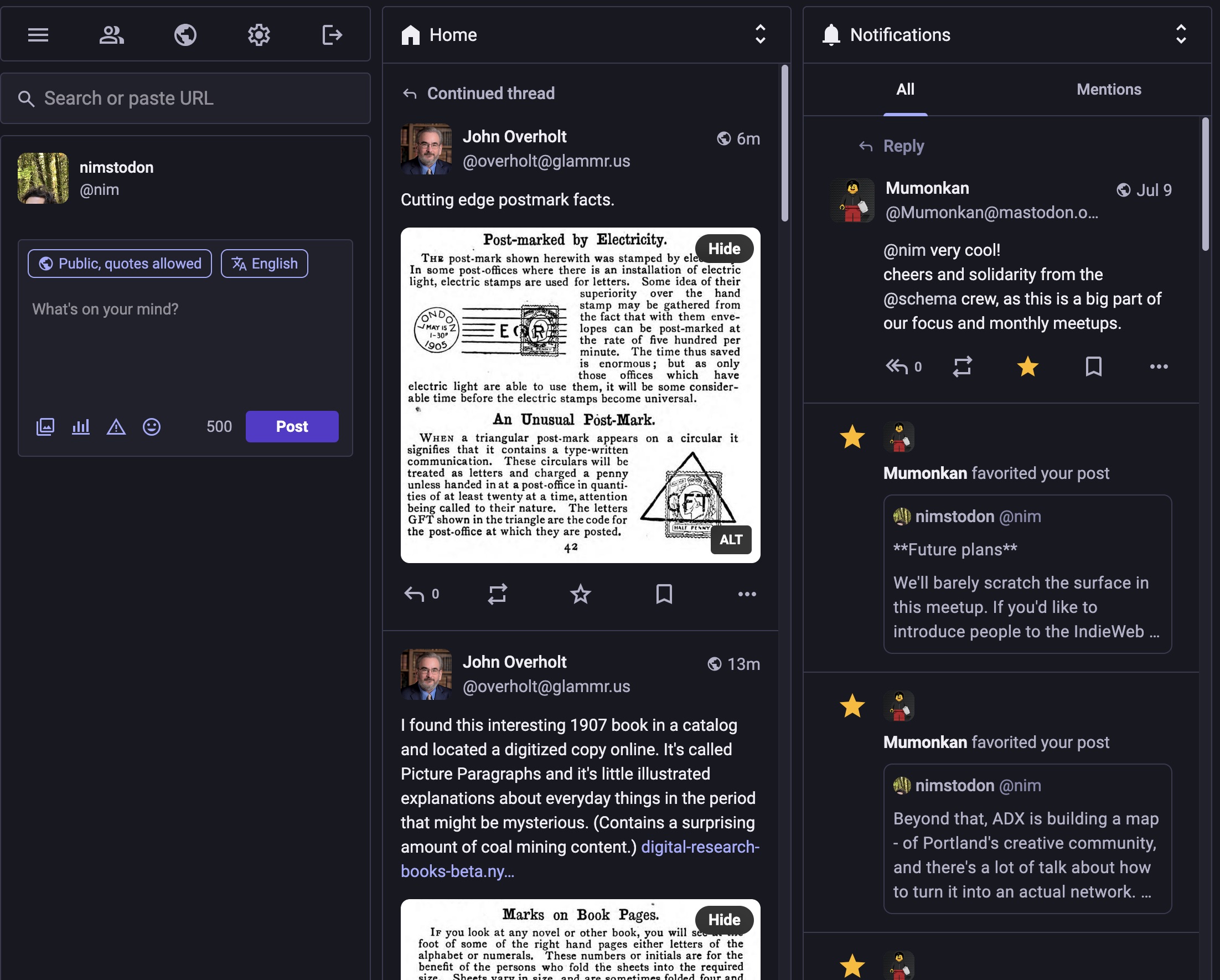 The Mastodon profile of nim@xoxo.zone